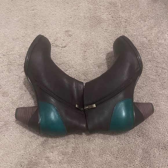 Colorful Embroidered Ankle Booties - Picture 3 of 8